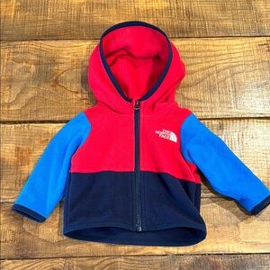 The North Face Kids' Red and Blue Hoodie